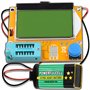 Retoo Testeur de transistor numérique Résistance Capacité Diode Triode Capacité Résistance ESR Mètre MOS PNP NPN LCR Multimètre