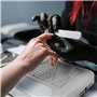 Retoo Aspirateur à ongles - Aspirateur professionnel pour salon de manucure et maison - 80 W - Puissant aspirateur pour manucure