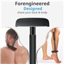 SmartB Rasoir dorsal pour homme avec long manche 54,5 cm réglable I Épilateur dos DIY sans douleur avec 10 recharges de rasoir u