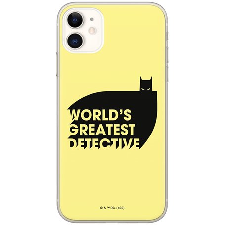 ERT GROUP Coque de téléphone Portable pour Iphone 11 Original et sous Licence Officielle DC Motif Batman 051 Parfaitement adapté
