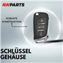 AWPARTS - Coque de clé de voiture - Coque de clé de voiture - Coque de clé de voiture compatible avec Citroën C3 C4 C5 Berlingo