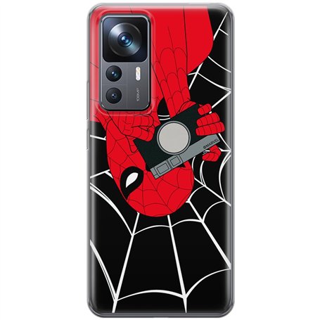 ERT GROUP Coque de téléphone Portable pour Xiaomi 12T/ 12T Pro/ K50 Ultra Original et sous Licence Officielle Marvel Motif Spide