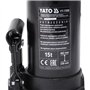 YATO YT-17006-Cric bouteille hydraulique 15t, Noir, 230 mm
