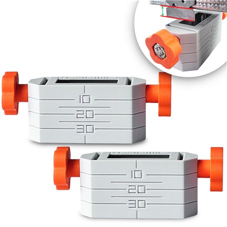 2 x support de nivellement pour plafond suspendu Short Grip profil CD60 ES cintre cloison sèche