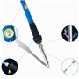 Retoo Fer À Souder Kit, 60 W, Température Réglable 200-450°C, 220 V, 5 Conseils De Soudage, Dans L'ensemble Éponge, Unité D'aspi