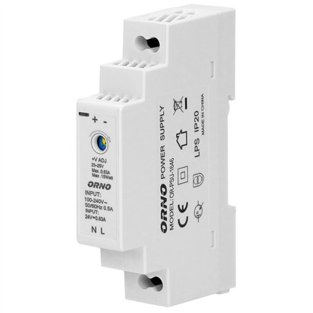 ORNO PSU-1646 Transformateur pour rail DIN 24VDC 0