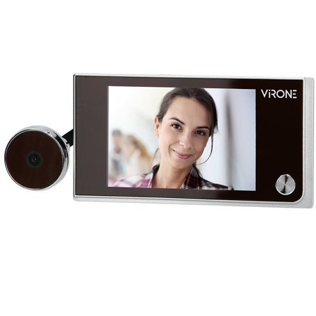 Virone DV-1 Judas De Porte Camera Surveillance Grand Angle de Vue LCD 3