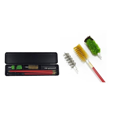 Kit de Nettoyage pour Armes de Chasse PNI H12 avec 3 brosses incluses pour Armes de Calibre 12