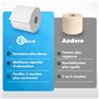 BOVE Lot de 56 rouleaux de papier toilette 3 couches - 250 feuilles par rouleau - Extra doux, solide et absorbant - Certifié FSC