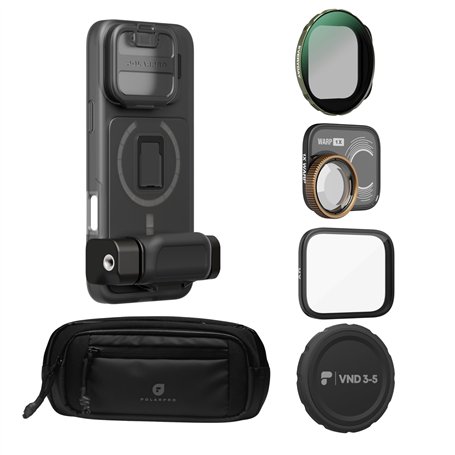 LiteChaser iPhone 16 Pro Max - Street Photographer Kit - Pro Max Case - 1 Objectif - 3 Filtres - Etui