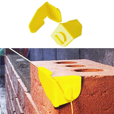 Masons Mate Lot de 2 supports d'angle pour ancrage de ligne de construction