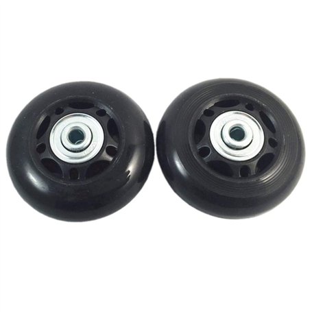 2 Set bagages Valise remplacement Roues Essieux et Wrench réparation ensemble de 64mm