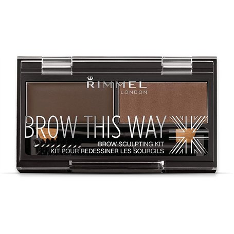 Rimmel LONDON Brow This Way Kit de Modelage de Poudre à Sourcils