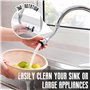 Wohlstand 2 pièces Aérateur de Robinet Flexible, Robinet Pulvérisateur Extension, Aérateur de Robinet Pivotant à 360°, pour la p