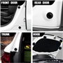 PLABBDPL 20Pcs Amortisseur Porte Voiture,Protections pour portières auto,Autocollants Insonorisés Porte Universel Anti-Collision