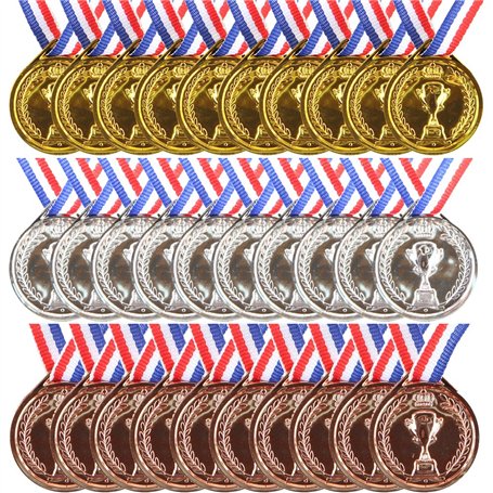 Voarge 30 Pièces Médailles Enfants