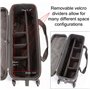 Sac Trépieds Photo Valise Photographie Flash Studio Sac de Voyage à roulettes Rembourré Valise Eclairage Flight Case 33 Pouces p