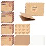 128pcs Mini Kraft Enveloppes