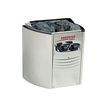 HARVIA - Poêle Électrique Vega pour Sauna - SN-HARVIA-PO35 - Poêle Sauna Compact en Acier Inoxidable avec Unité de Contrôle Enca