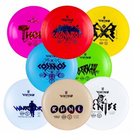 Viking Discs Ground Disc Golf Set - 8 Disques de Frisbee pour Toutes Les Distances, Approuvés par la PDGA - Putter, Mid-Range, F Viking Discs Ground Disc Golf Set - 8 Disques de Frisbee pour Toutes Les Distances