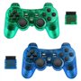 Achort 2 Pièces 2.4GHz Sans Fil Vibrations Double Gamepad Compatible avec PS2 Playstation 2 Double Shock