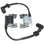 Carkio Lot de 2 bobines d'allumage compatibles avec Honda GX610 GX620 GX670 24HP V Twin Engine Tondeuse à gazon