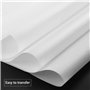 Lot de 100 feuilles de papier de transfert carbone blanc avec stylets de marquage pour transfert de motifs sur bois, papier, toi