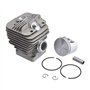 Cancanle 54mm Cylindre avec Clips de Segment de Piston et d'axe pour Stihl 066 MS660 Tronçonneuse Numéro de pièce 1122 020 1211