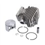 Cancanle 54mm Cylindre avec Clips de Segment de Piston et d'axe pour Stihl 066 MS660 Tronçonneuse Numéro de pièce 1122 020 1211