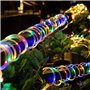 Sunboia Solaire Ruban Lumineux, 50 LED Guirlande lumineuse de Corde Imperméable Extérieur Tube Rope Guirlande Lumineuse pour Noë