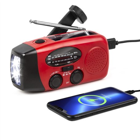 ZOVCAL Radio Énergie Solaire D'urgence