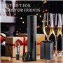 6 en 1 Tire Bouchon Électrique Rechargeable, coffret cadeau, tire-bouchon avec coupe-capsule, bouchon à vide, bec verseur, aérat