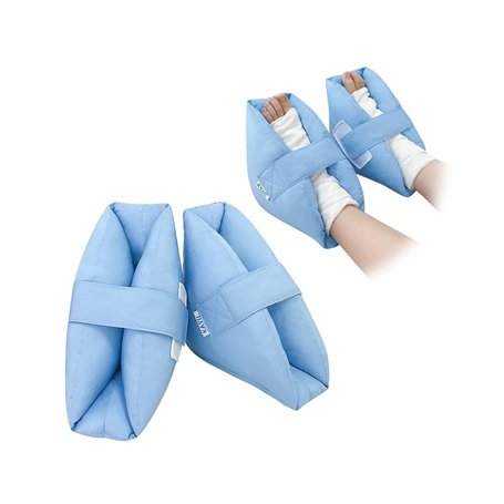 NEPPT Talonniere Anti Escarre Protège Talon Cheville Pour Prévention de Coude Pour Lit ou Fauteuil Roulant Lot de 2 Coussinets d