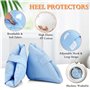 NEPPT Talonniere Anti Escarre Protège Talon Cheville Pour Prévention de Coude Pour Lit ou Fauteuil Roulant Lot de 2 Coussinets d