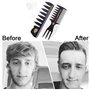 Peigne de coiffure pour homme, Ensemble de soins capillaires Brosse à cheveux démêlante Outils professionnels de brosse de coupe