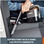 WORX WX030.9-Aspirador de coche 20V (S/Bat) Aspirateur de Voiture 20 V, Noir
