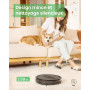Aspirateur Robot 3000Pa, Robot Aspirateur Laveur 2 en 1, Robot Aspirateur aspiration puissante 120min d'Autonomie, Ultra-Mince S