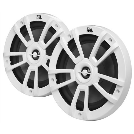 JBL Stage Marine Haut Parleur étanches 8" (200mm) - 375 Watts Deux Voies Haut-parleurs Marins pour Bateau - Enciente encastrable