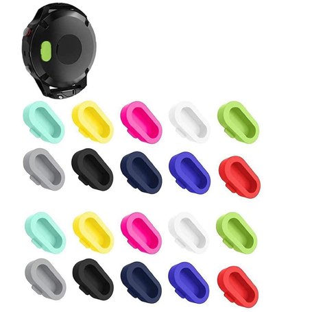 CKANDAY 20 protecteurs de Ports de Chargeur colorés compatibles avec Fenix 6X 6S 65 5S 5X Plus Garmin Vivoactive 4 4s 3 Musique