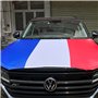Housse de Capot de Voiture pour Drapeau National Italien - Accessoires de décoration pour véhicules de la Coupe du Monde - Convi