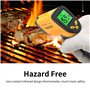 BSIDE H1 Thermomètre infrarouge Numérique Sans Contact Pistolet de Température Laser -58℉-1022℉ (-50℃-550℃) Émissivité Réglable 