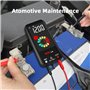 BSIDE A10 Mini Multimètre Numérique Rechargeable Grand LCD Couleur 6000 Comptes Testeur Automatique de Tension Résistance et Con