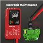 BSIDE Multimètre Numérique Automatique Thermomètre IR Testeur Diode LED Haute Tension 9999 Comptes LCD Couleur Testeur Électriqu