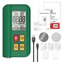 BSIDE T2 Jauge d'Épaisseur Numérique Rechargeable Appareil de Mesure de Peinture avec Triple Affichage 0-1500µm Fe/NFe Mesure Au