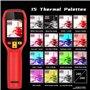BSIDE Caméra thermique 240*240 Résolution 15 Palettes de couleurs Imagerie thermique infrarouge -4°F à 1022°F 25Hz Caméra thermi
