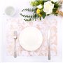 29CMx9M Rouleau Tulle Chemin Table Organza Baptême Baby Shower Filet Or Rose Pailleté Décoration Table Ruban Runner Métallisé Bo