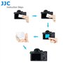 JJC (2 Pack) Films de Protection d'écran en Verre Trempé pour Appareil Photo Fujifilm X-M5 X100VI X100V X-T4 X-E4, Ultra Fin, HD