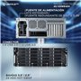 UNYKAch Châssis Serveur Rack Hot Swap 4U/24 Baies PYROJEWEL-A-20052233