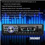 DONGMAO Autoradio 12V-24V OLED Écran Couleur Bluetooth FM Turner Aux-in Prise en Charge Bluetooth USB/Lecteur de Cartes SD/MMC L