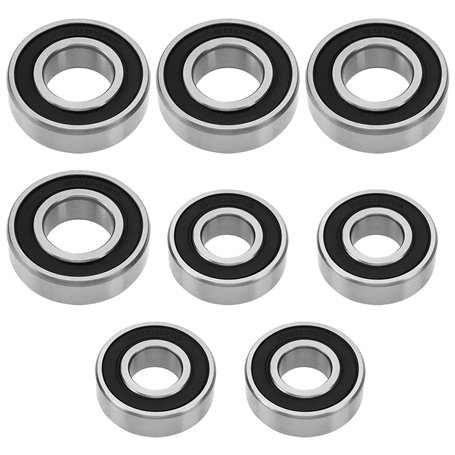 Be In Your Mind Kit de Roulements de Roue à Rouleaux de Remorque Pièce de Rechange 6004-2RS-C3 6202-2RS-C3 Compatible avec Erde